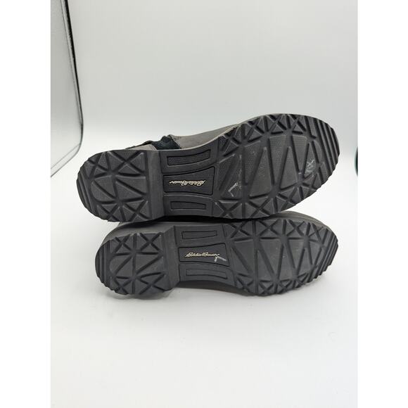 Eddie Bauer | Covey 2.0 Winter Ankle Boots Brown Leather Side Zip | US 9 - Picture 7 of 11